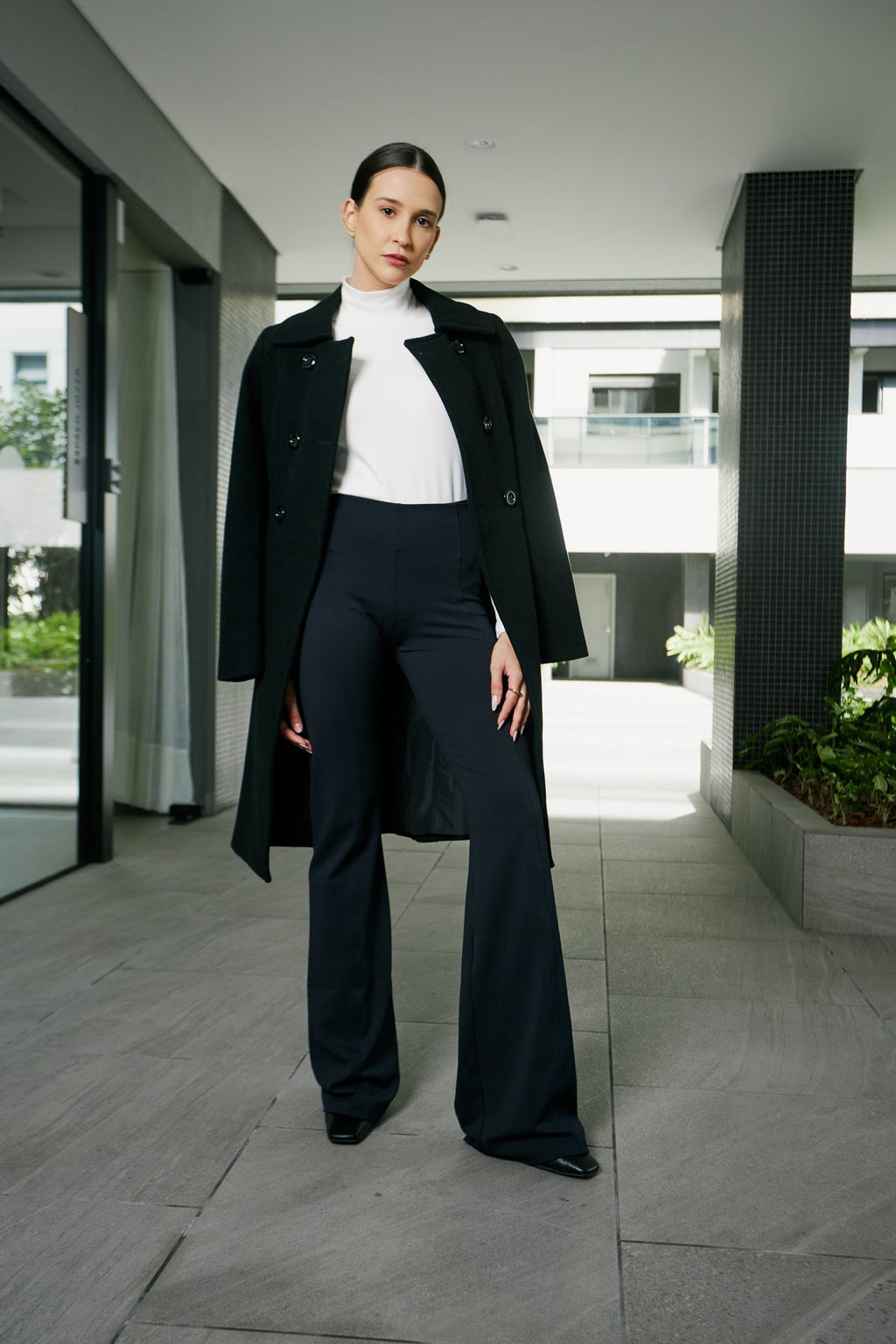 Casaco Minimal Feminino Preto