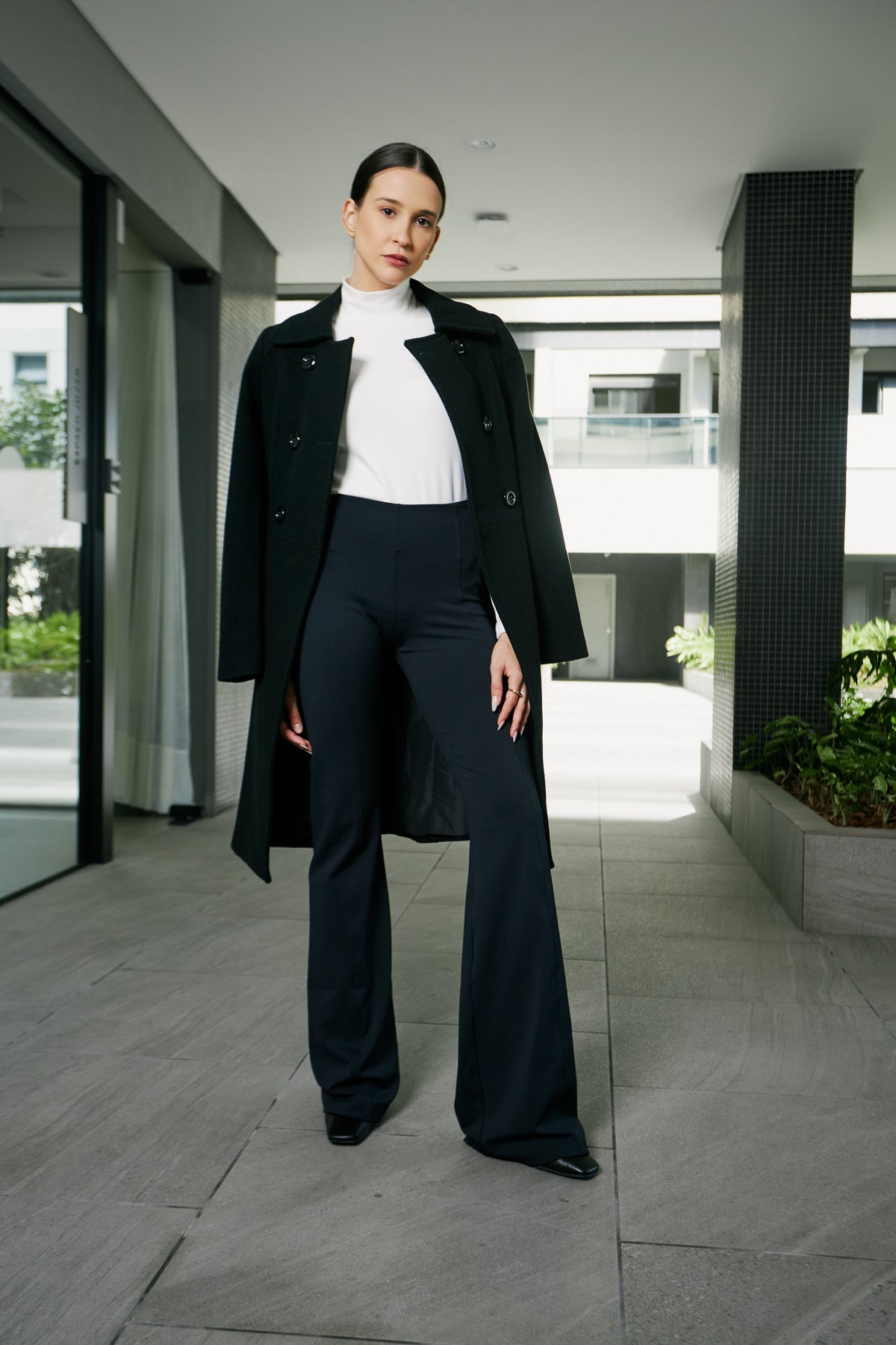 Casaco Minimal Feminino Preto