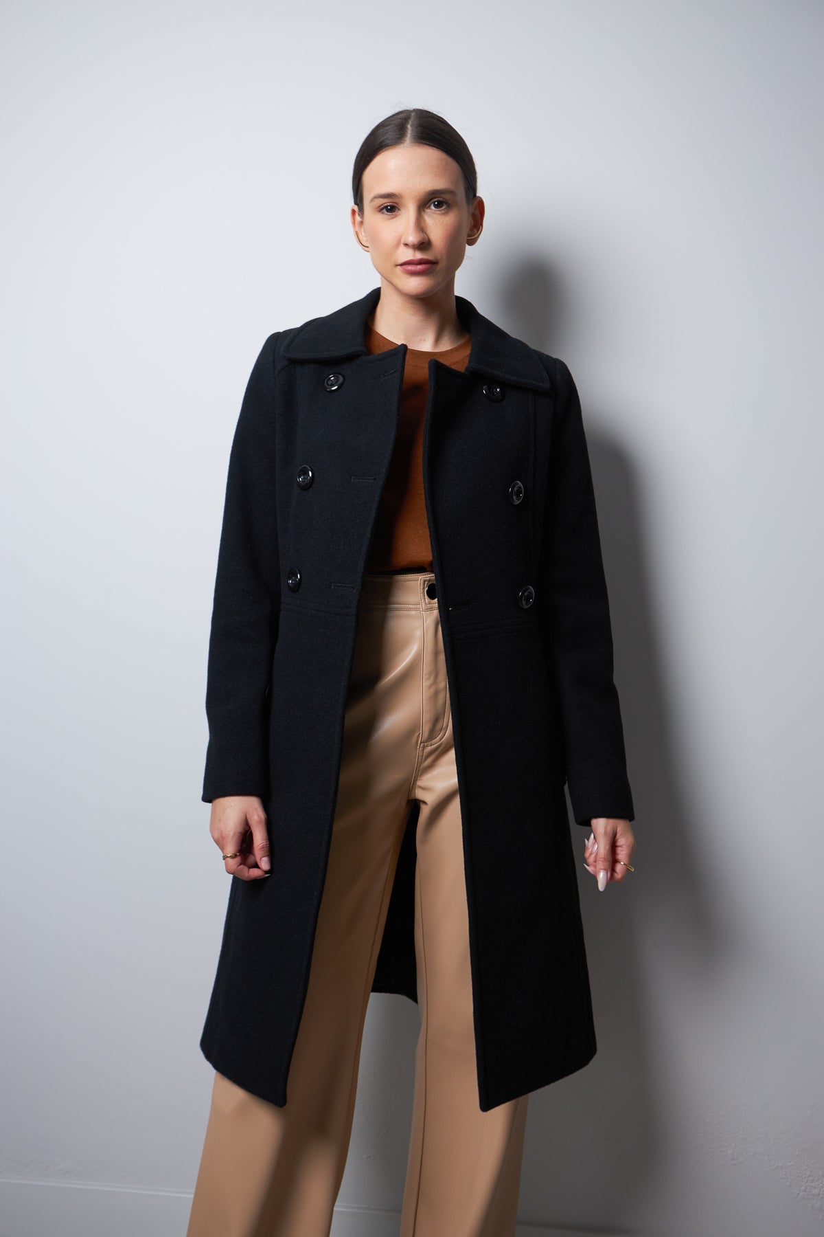Casaco Minimal Feminino Preto