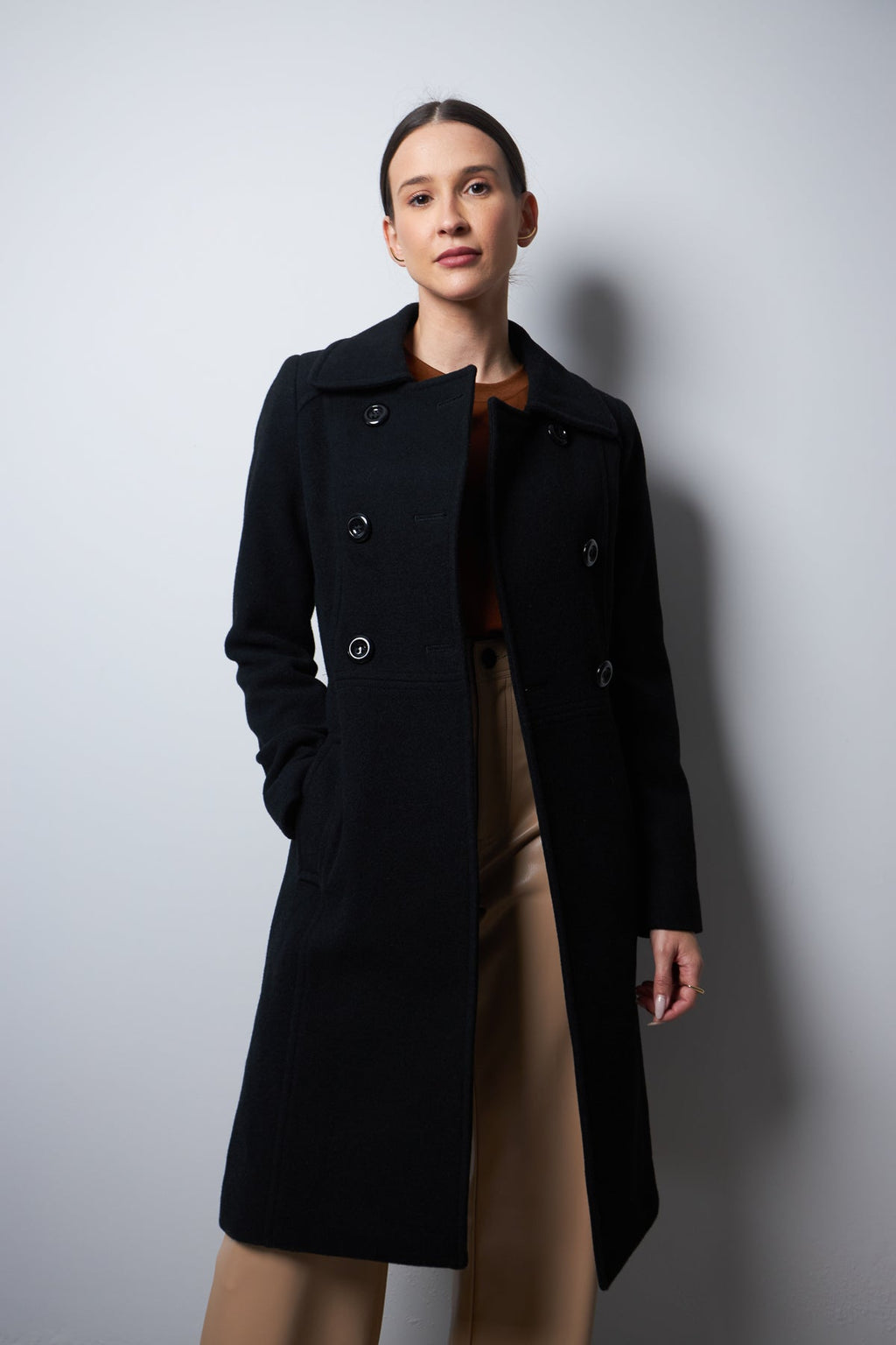 Casaco Minimal Feminino Preto