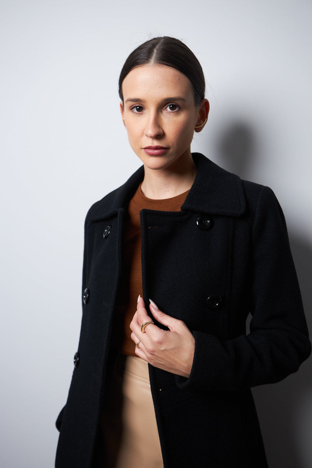 Casaco Minimal Feminino Preto