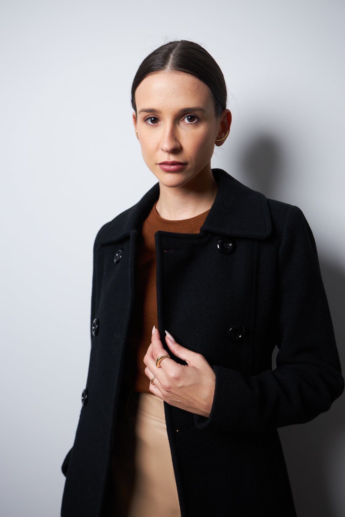 Casaco Minimal Feminino Preto