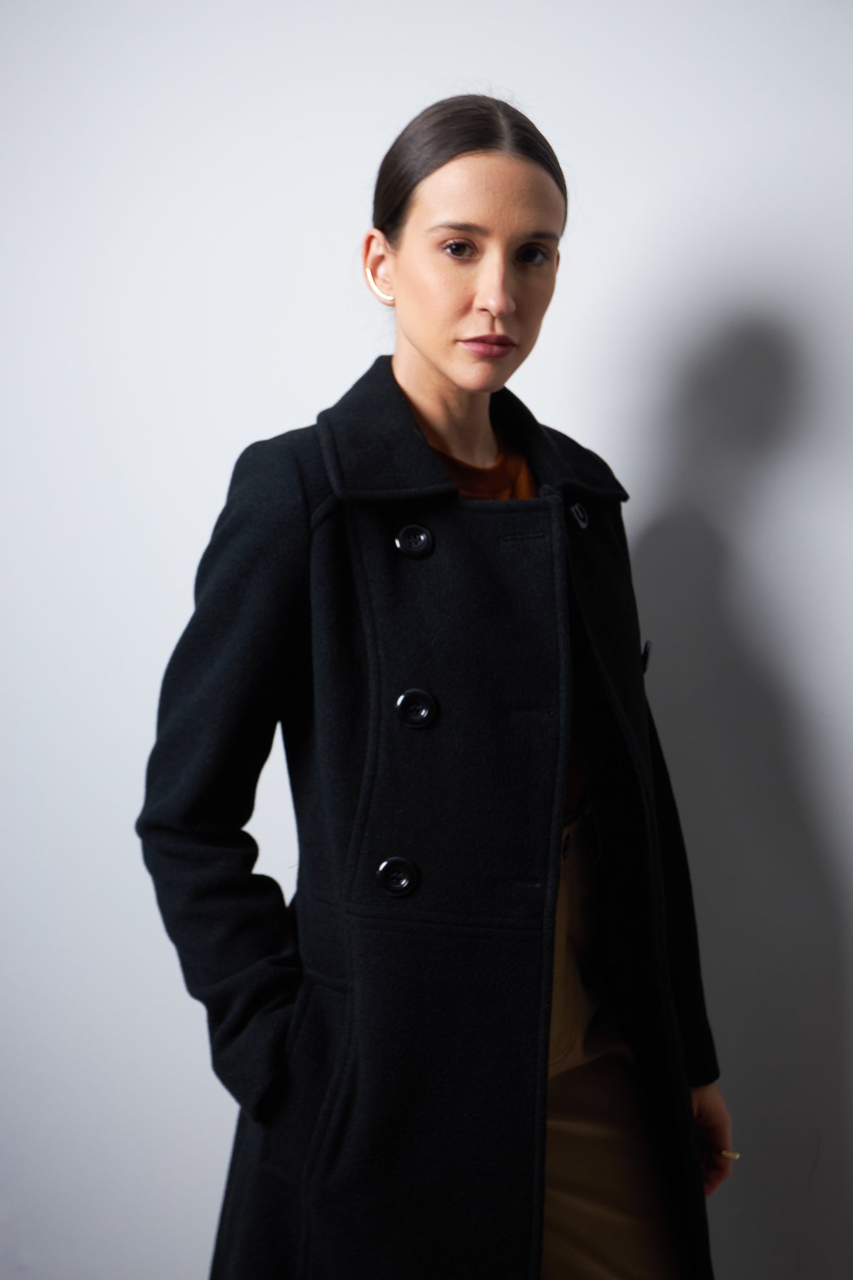 Casaco Minimal Feminino Preto