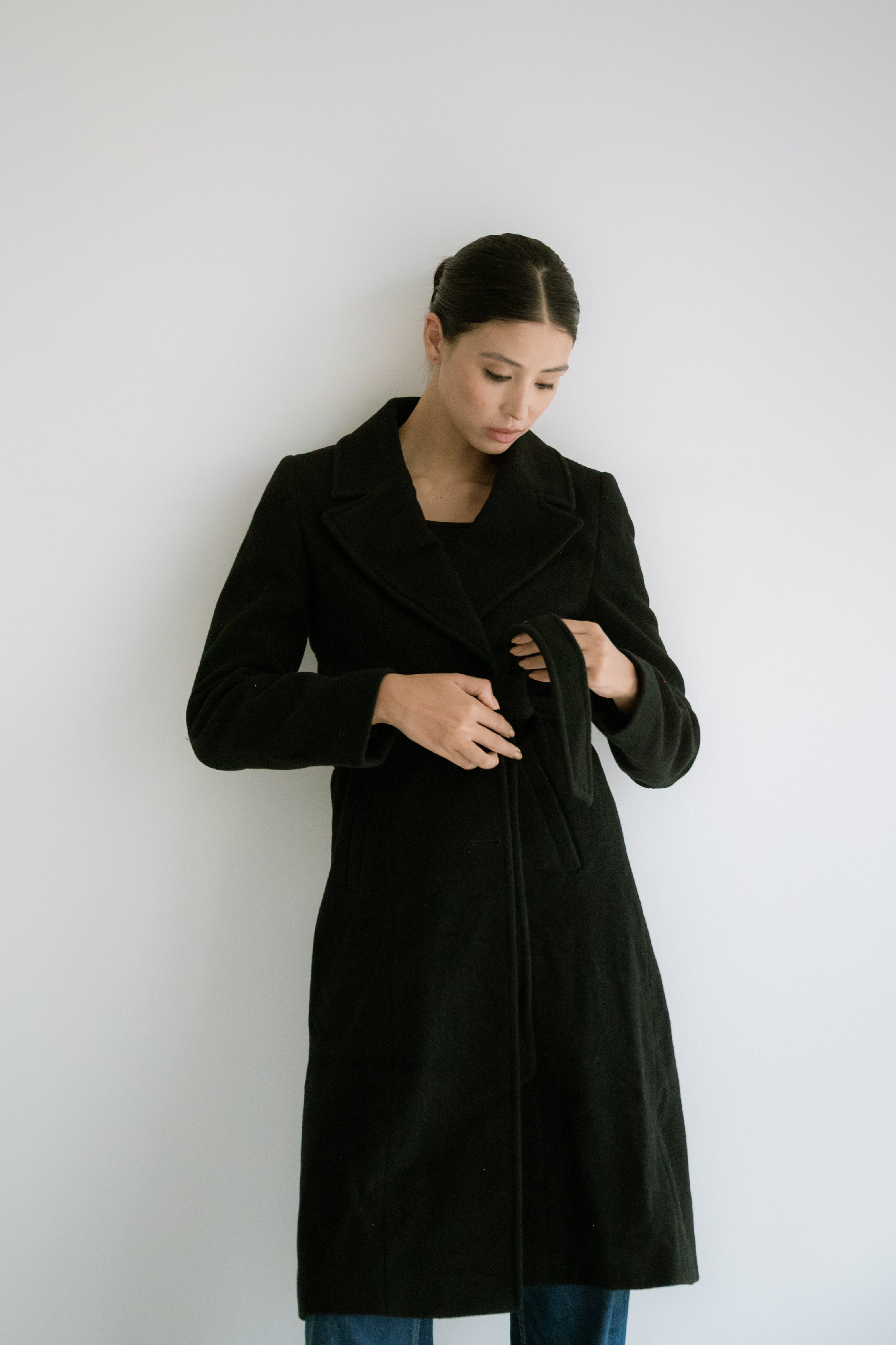 Casaco London com Lã Preto