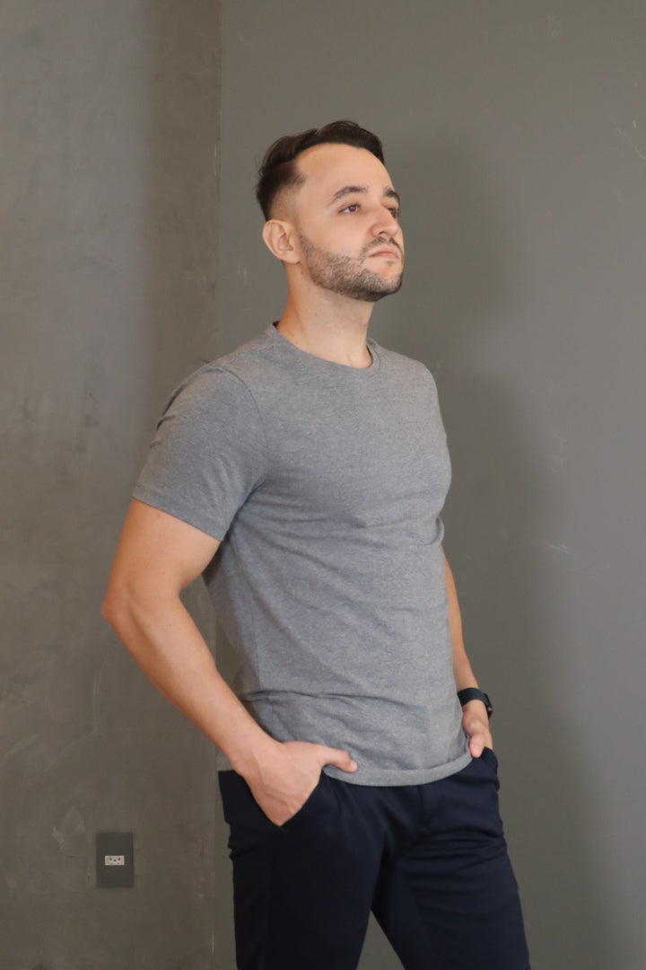 Camiseta Muscle Fit Algodão Egípcio