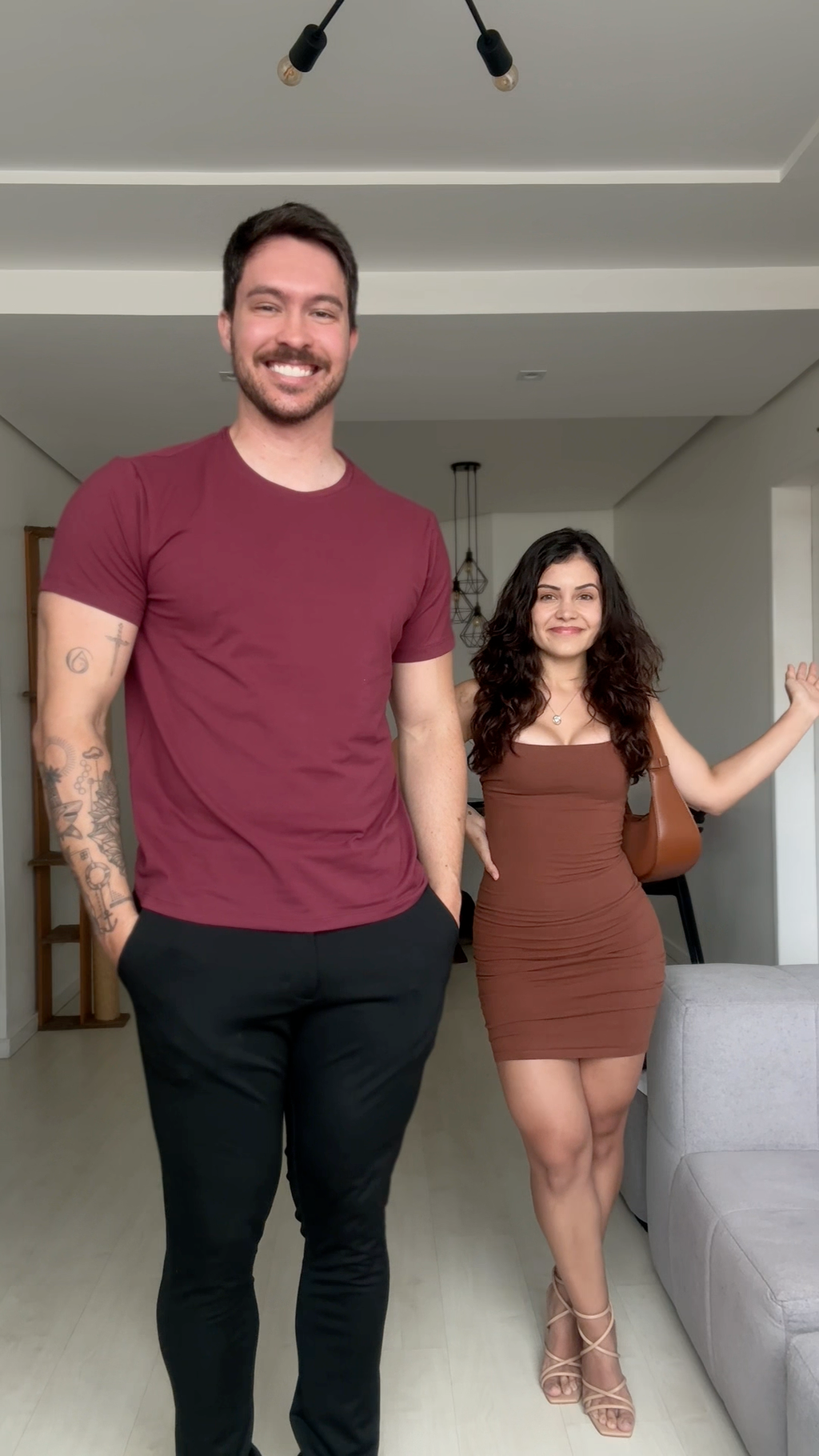 Camiseta Slim Fit Algodão Egípcio Bordô