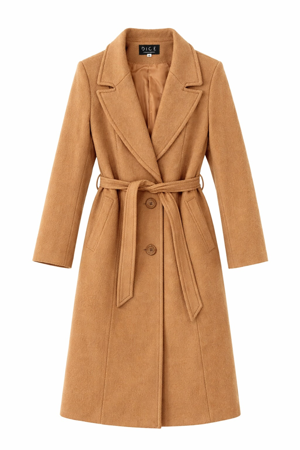 Casaco London com Lã Camel