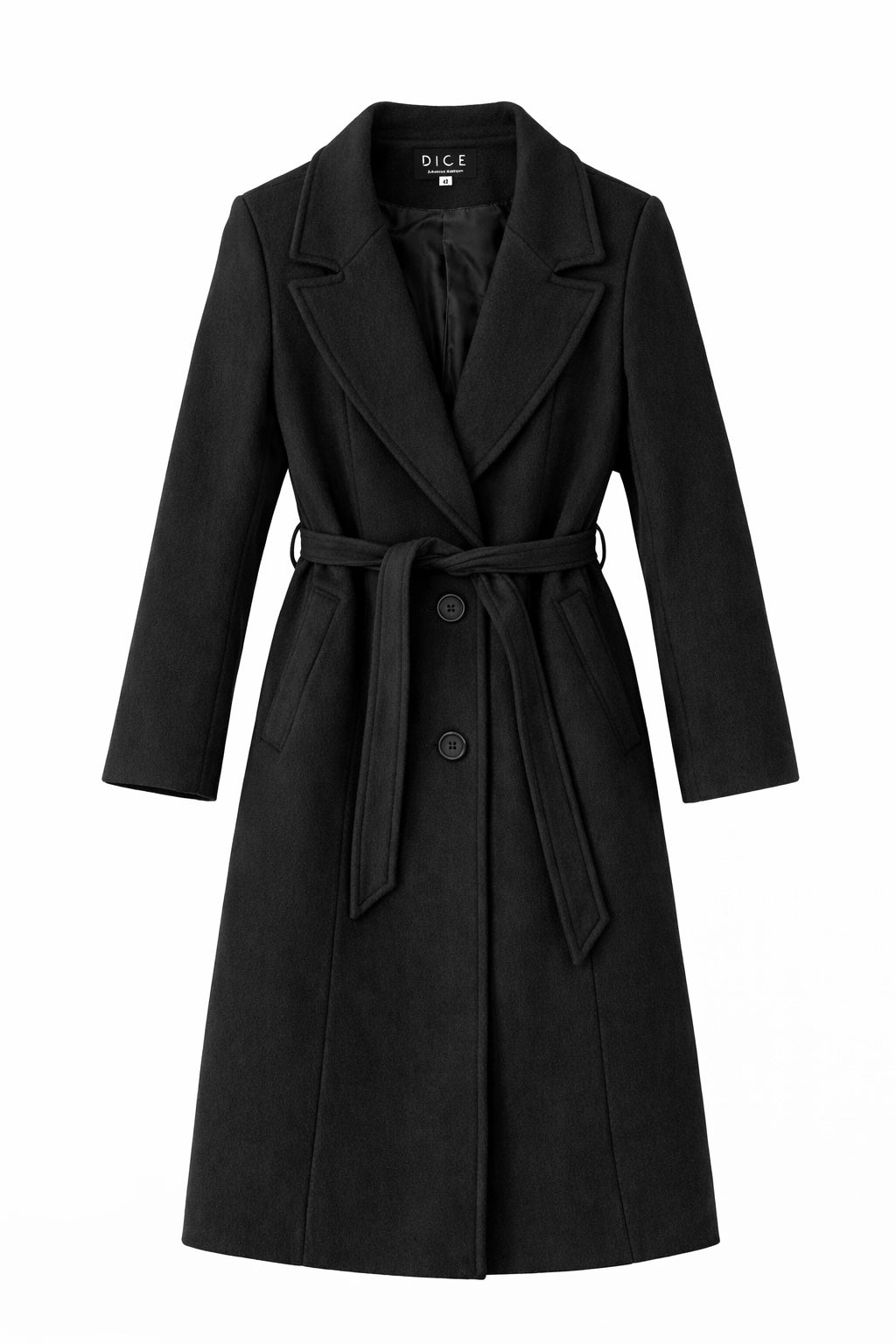 Casaco London com Lã Preto