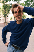 Moletom Berlin Marinho - look masculino