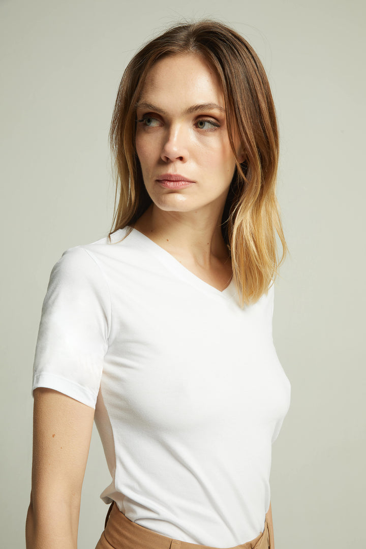 Camiseta Slim Everyday Decote V Algodão Egípcio