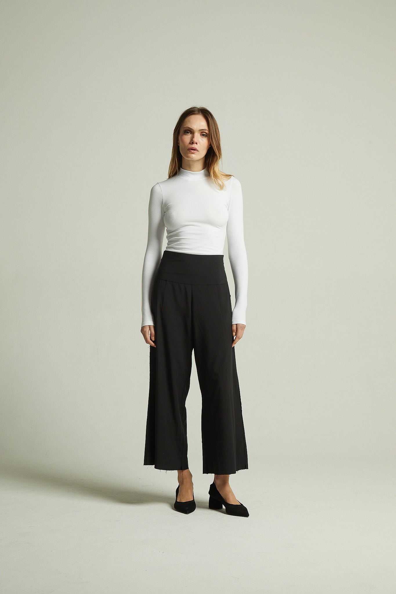 Blusa Manga Longa Algodão Egípcio