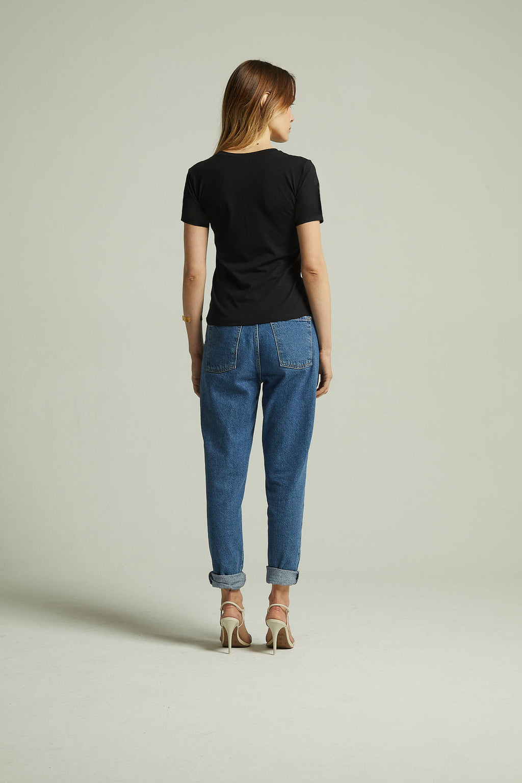 Camiseta Slim Everyday Decote V Algodão Egípcio