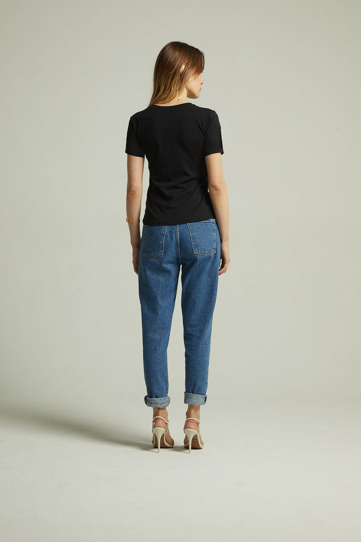 Camiseta Slim Everyday Decote V Algodão Egípcio