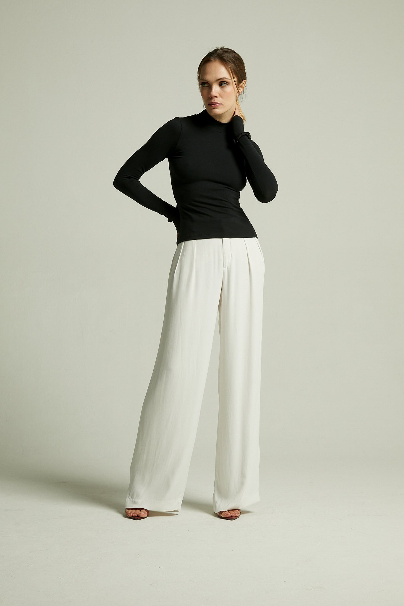 Blusa Manga Longa Algodão Egípcio