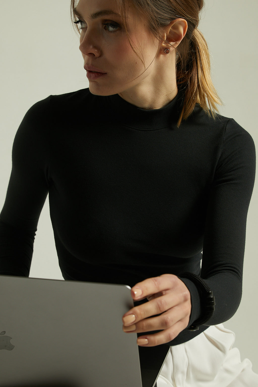 Blusa Manga Longa Algodão Egípcio